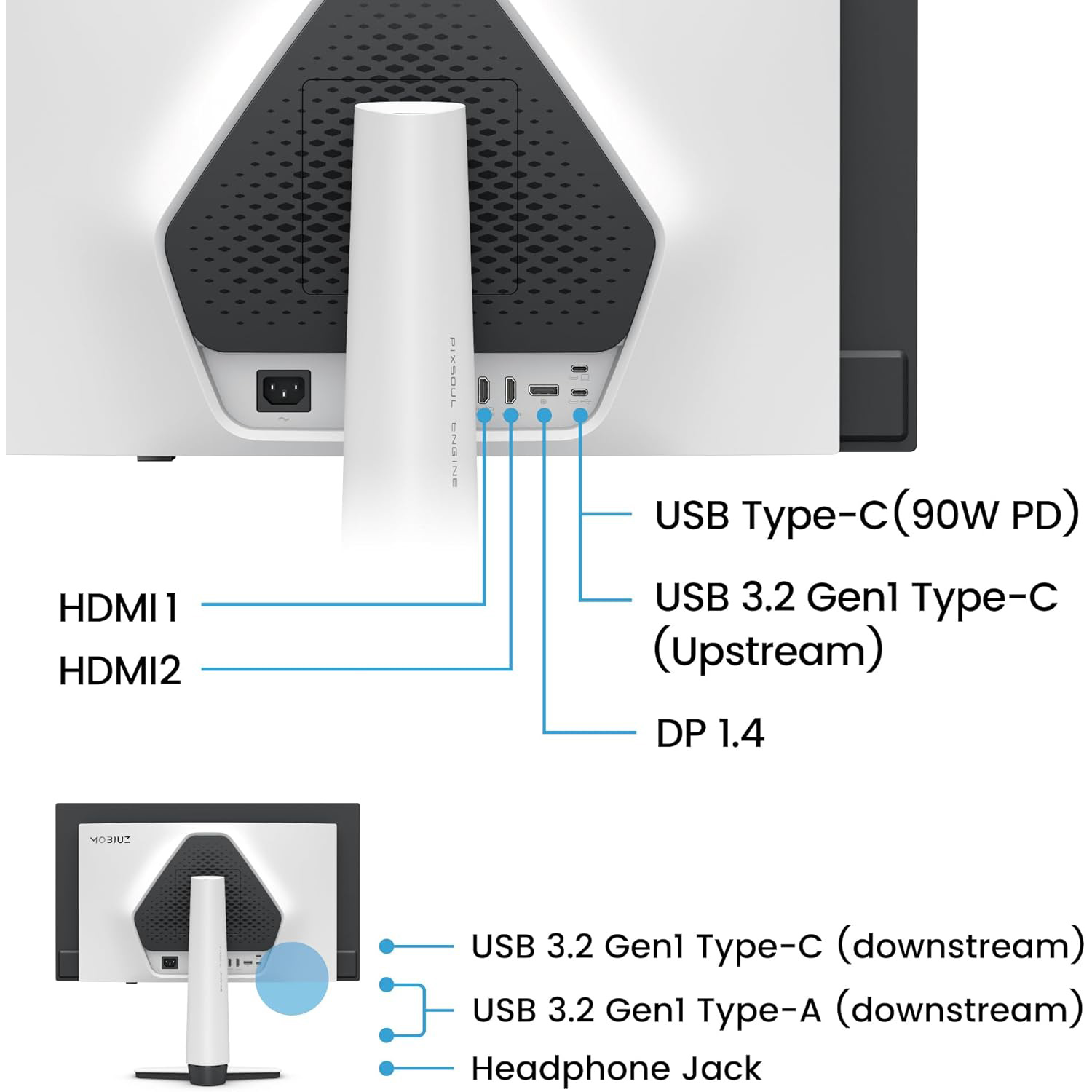 Монитор 26.5" BENQ Mobiuz EX271QZ (9H.LP3LA.TBE)