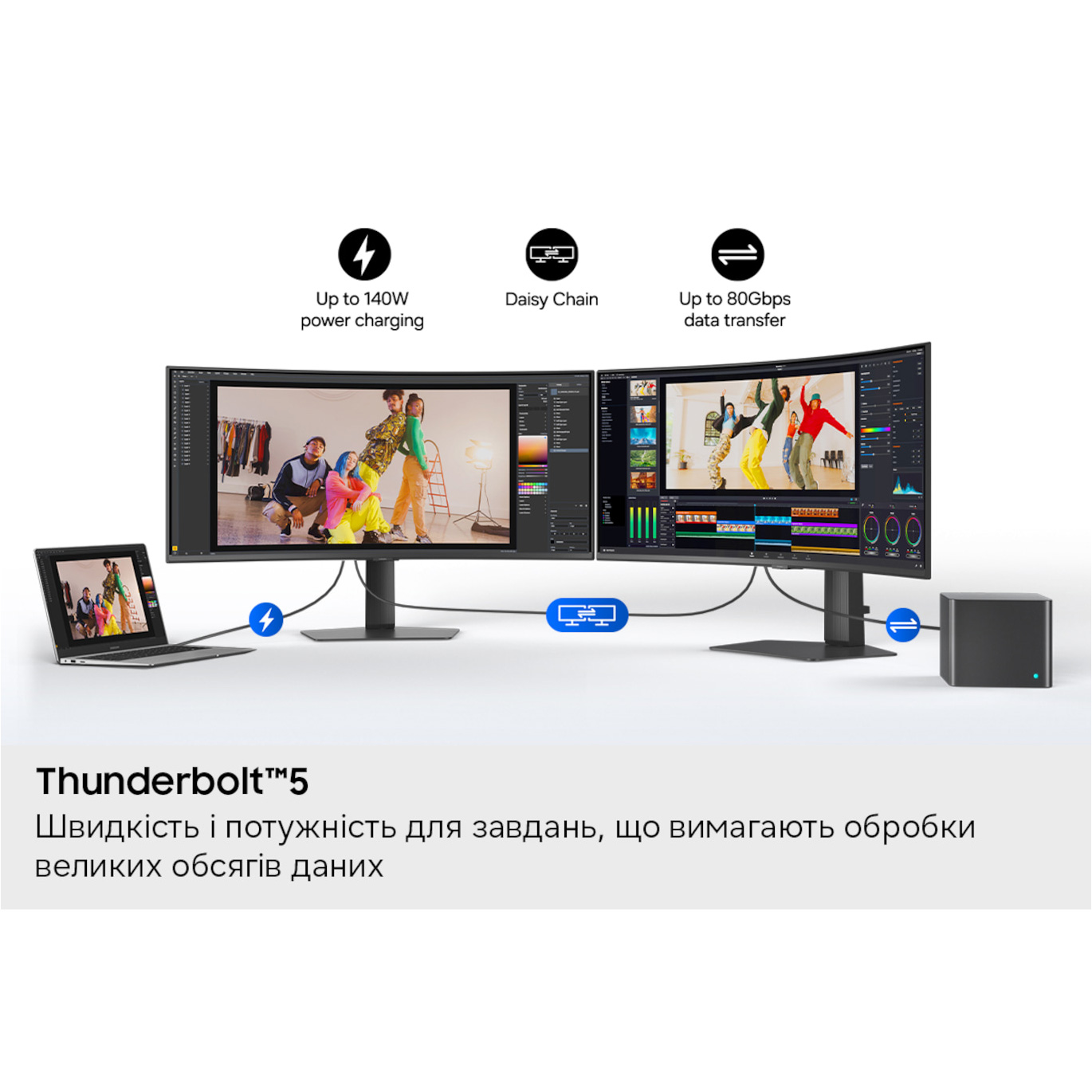 Монитор 40" SAMSUNG Viewfinity HRM S85TH (LS40H850TAIXUA)