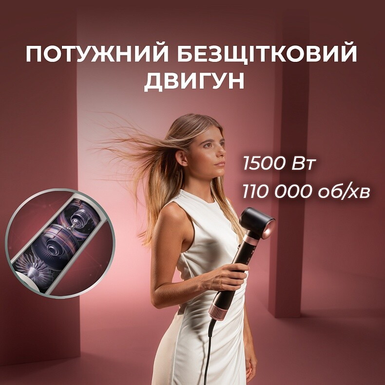 Мультистайлер CECOTEC Bamba CeramicCare AirGlisse Gyro 8in1 Champagne (A01_EU01_112528)
