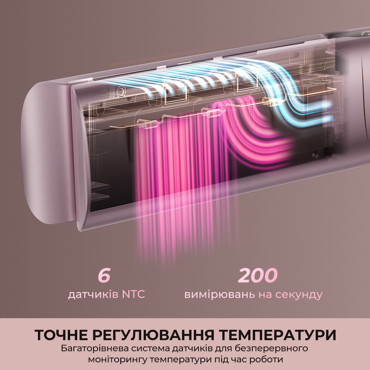 Мультистайлер DREAME Aero Straight Pro Rosy Purple (AMS02A-RP)