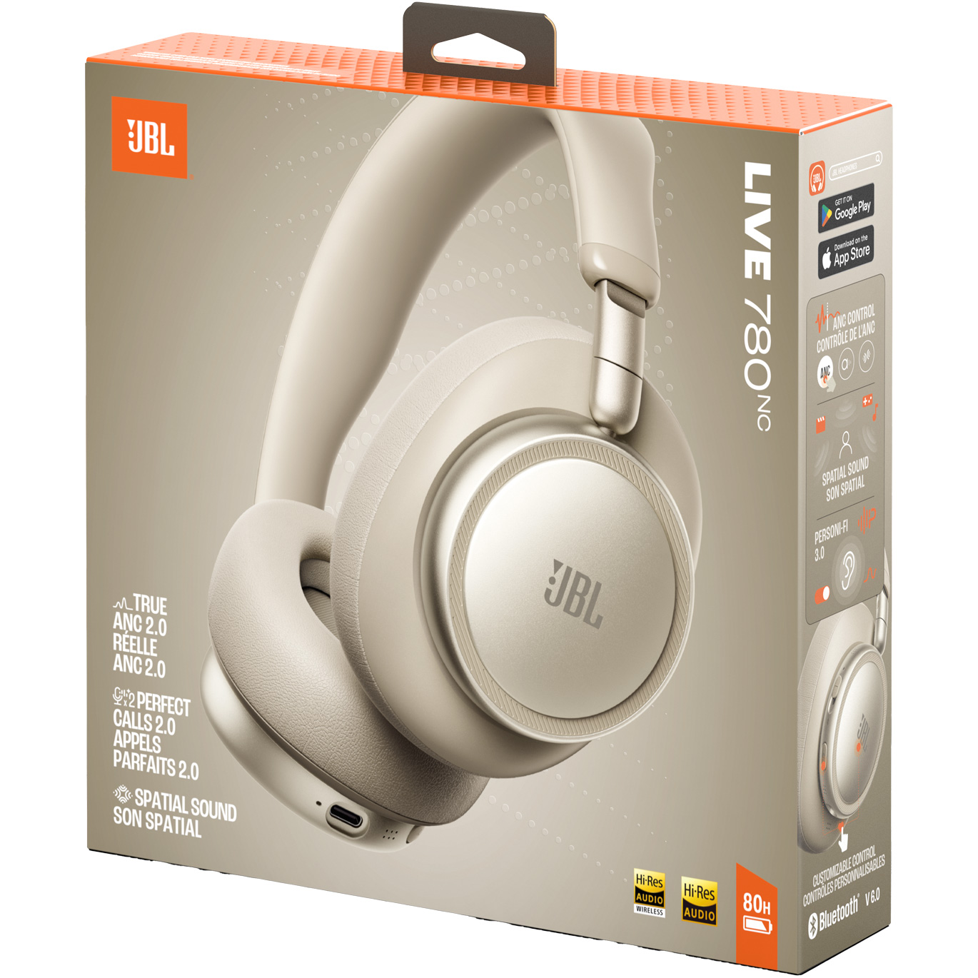 Навушники JBL Live 780NC Sand