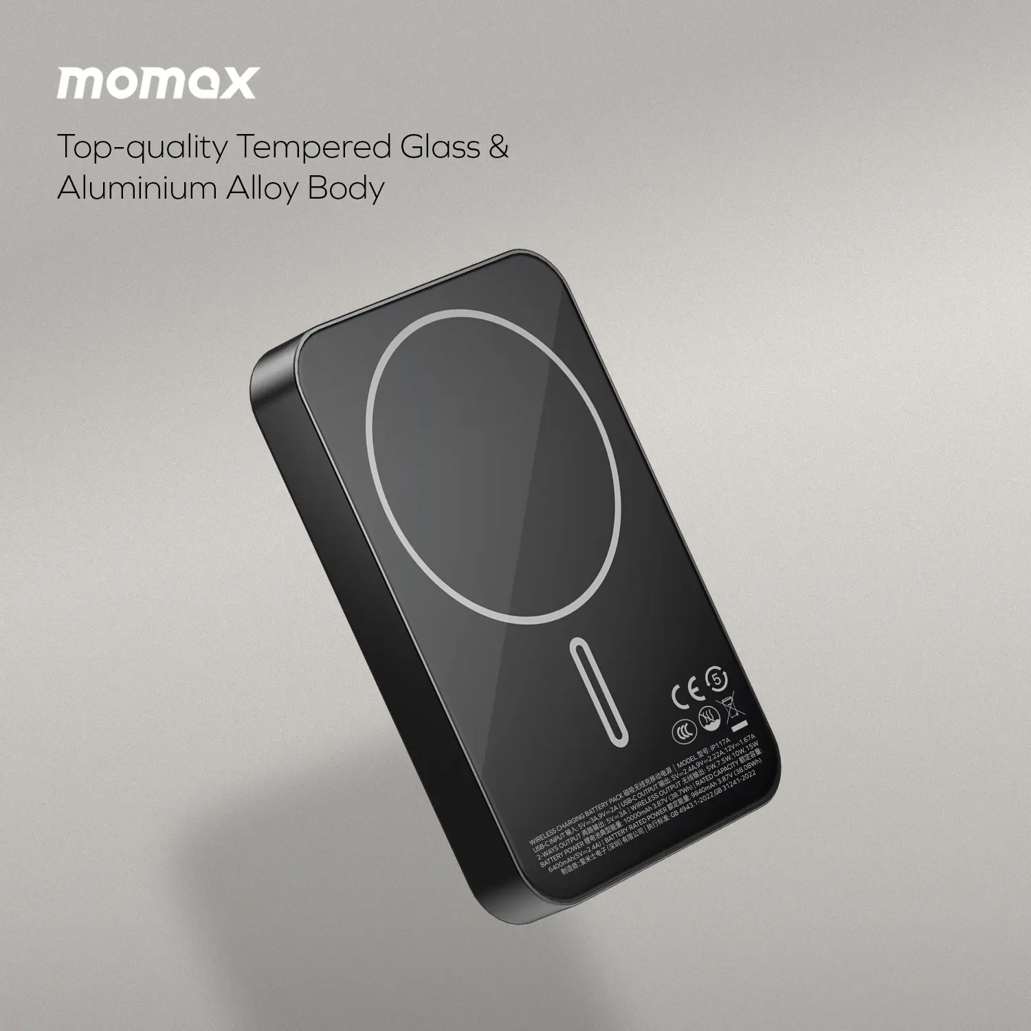 Повербанк MagSafe MOMAX Q.Mag X1 20W 10000mAh Black (IP117AD)