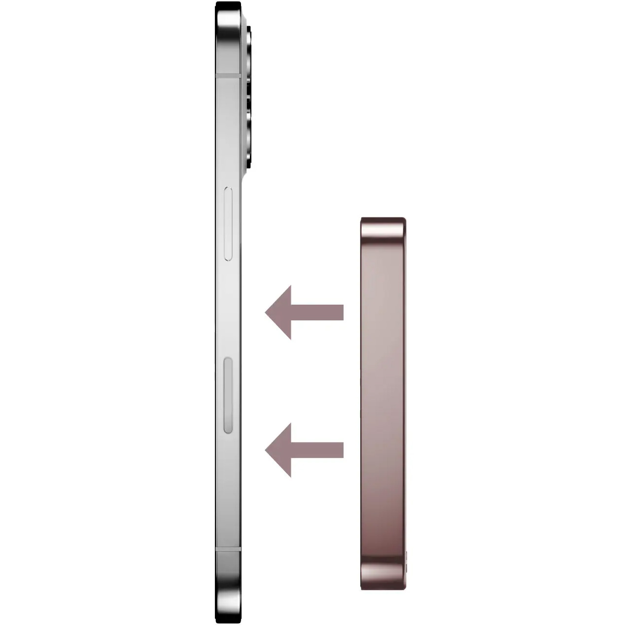 Повербанк MagSafe MOMAX Q.Mag X1 20W 10000mAh Pink (IP117AP)