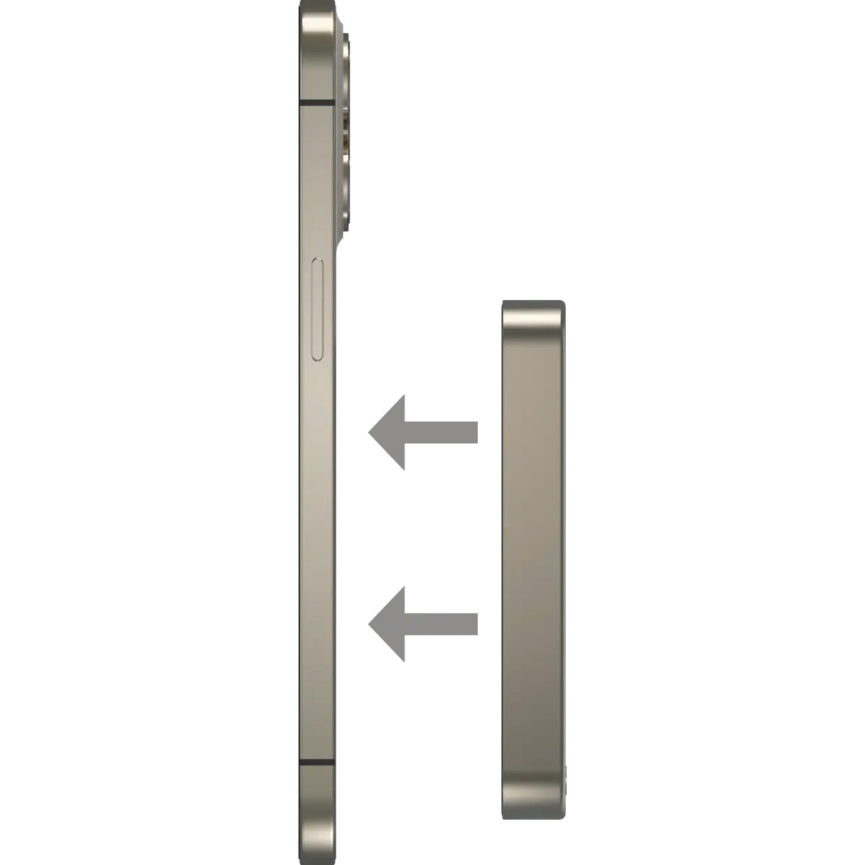 Повербанк MagSafe MOMAX Q.Mag X1 20W 10000mAh Titanium (IP117AE)
