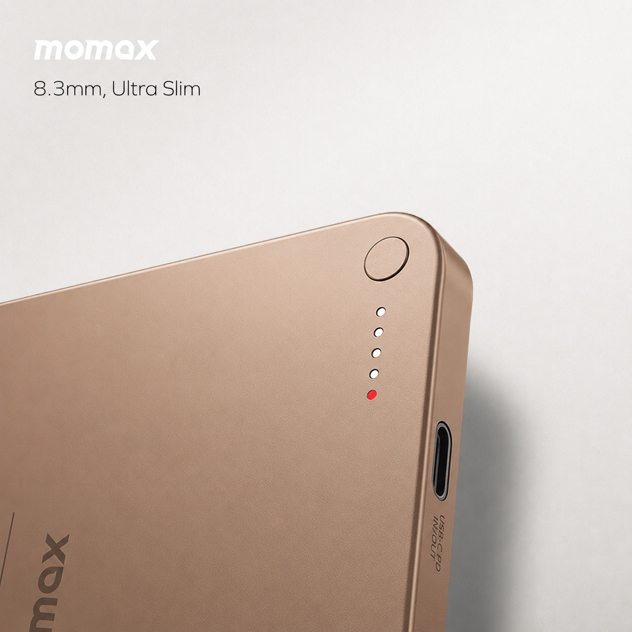 Повербанк MagSafe MOMAX Q.Mag X 20W 5000mAh Sandstone (IP116AL2)