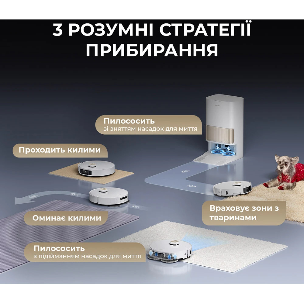 Робот-пылесос DREAME Bot L50s Pro Ultra White (RLL88HE-WH)