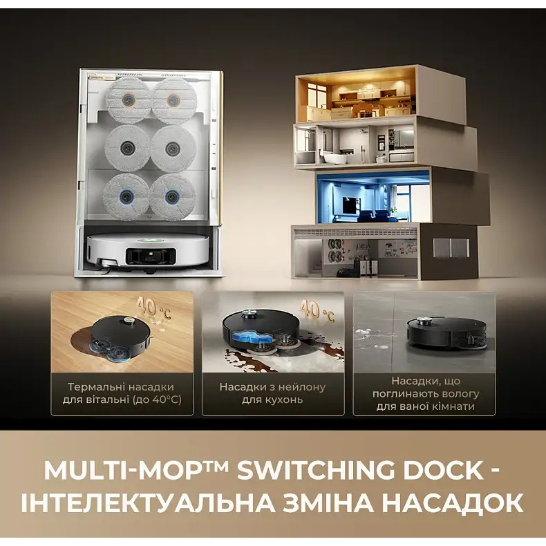Робот-пылесос DREAME Bot Matrix 10 Pro Black (RLM61HE-BL)