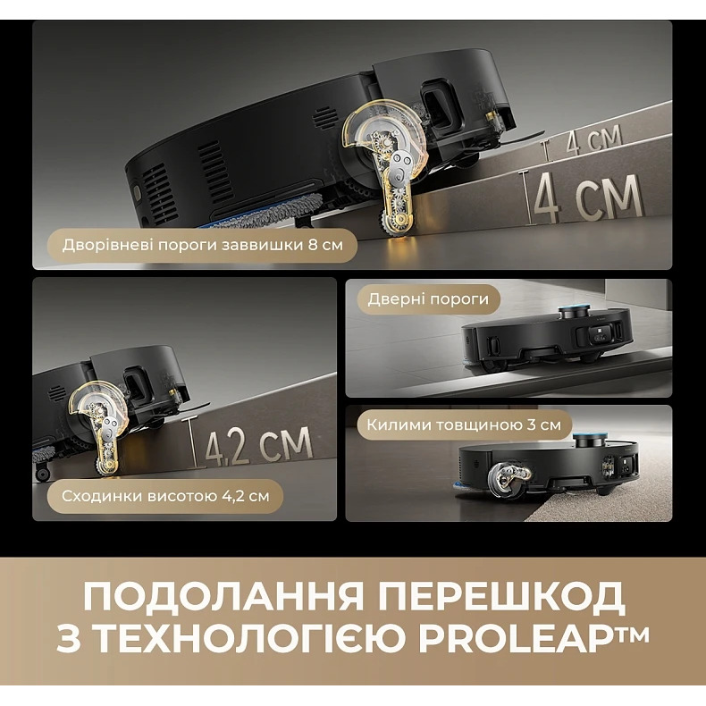 Робот-пылесос DREAME Bot Matrix 10 Pro Black (RLM61HE-BL)