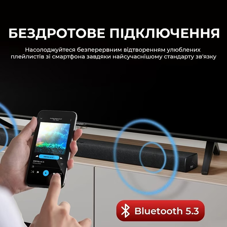 Саундбар с беспроводным сабвуфером SHARP HT-SBW320