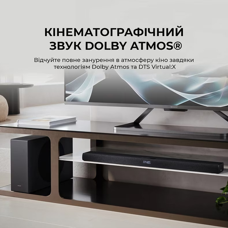 Саундбар с беспроводным сабвуфером SHARP HT-SBW320