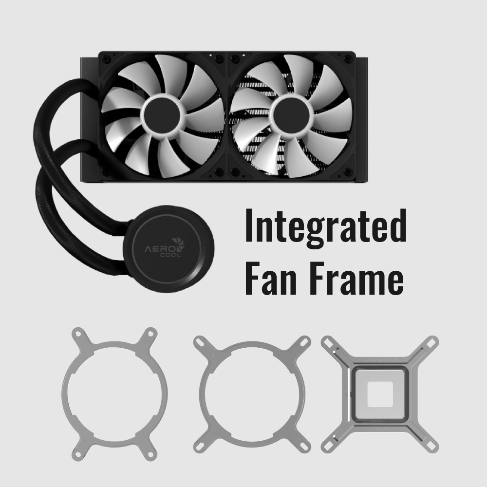Система водяного охлаждения AEROCOOL Abyss L240R Black (ACLA-AB24117.11)