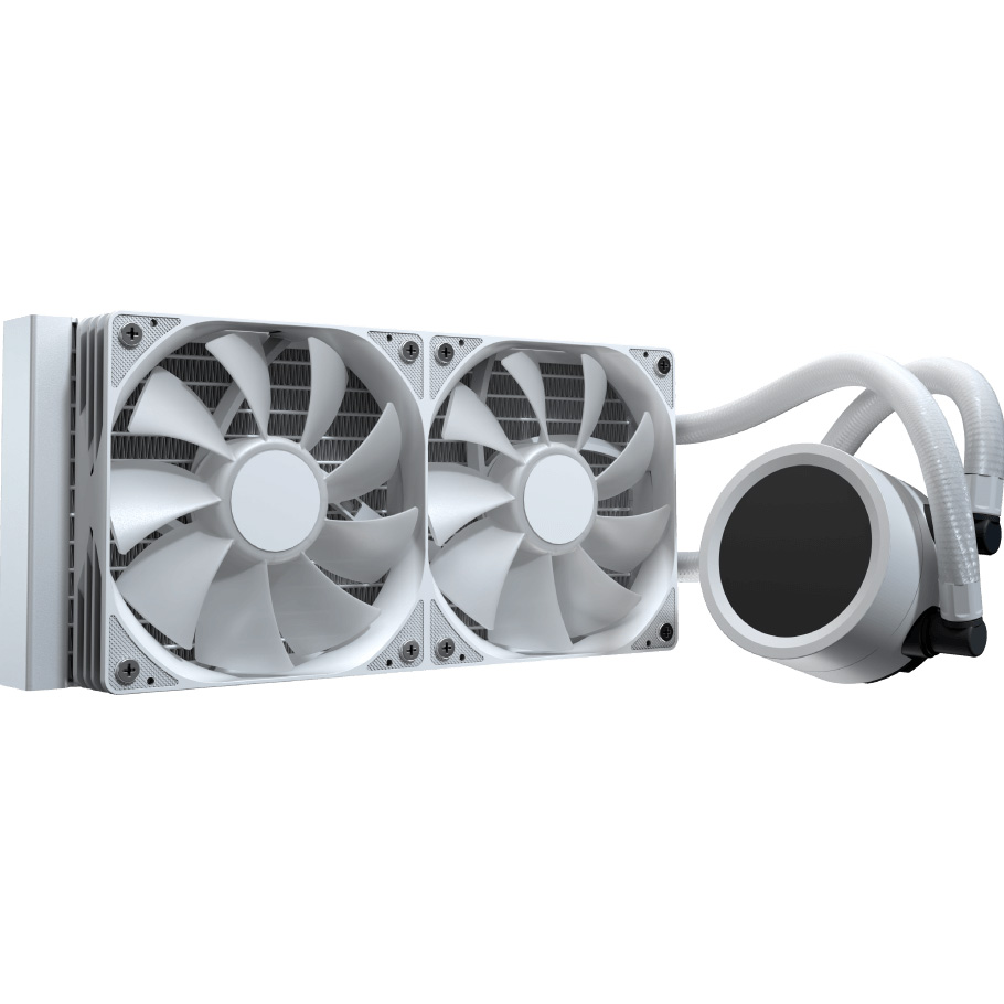 Система водяного охлаждения AEROCOOL Abyss L240R Digi White (ACLA-AD24117.21)