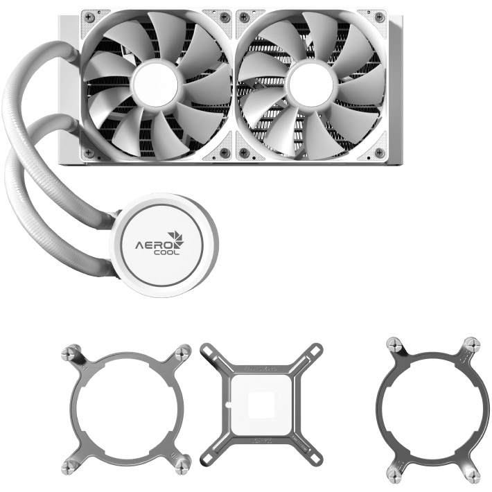 Система водяного охлаждения AEROCOOL Abyss L240R White (ACLA-AB24117.21)