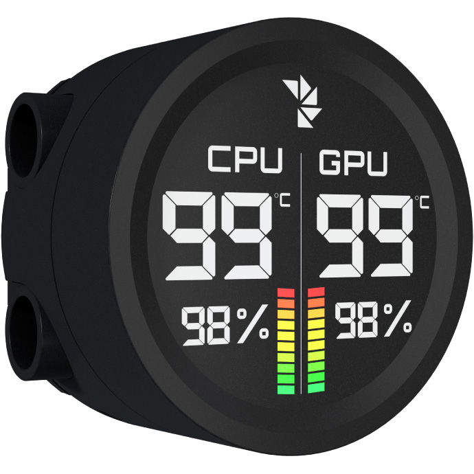 Система водяного охлаждения AEROCOOL Abyss L360R Digi Black (ACLA-AD36117.11)
