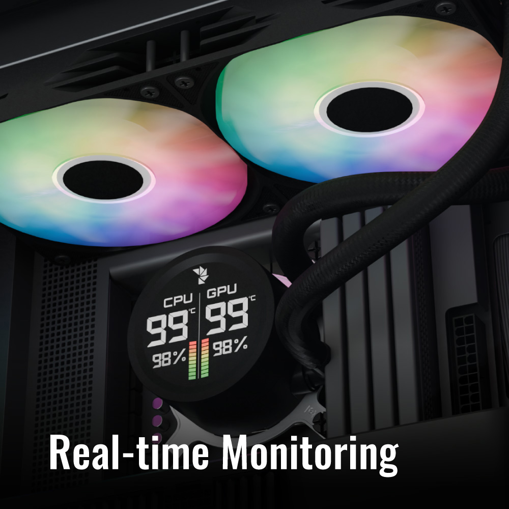 Система водяного охлаждения AEROCOOL Abyss L360R Digi Black (ACLA-AD36117.11)