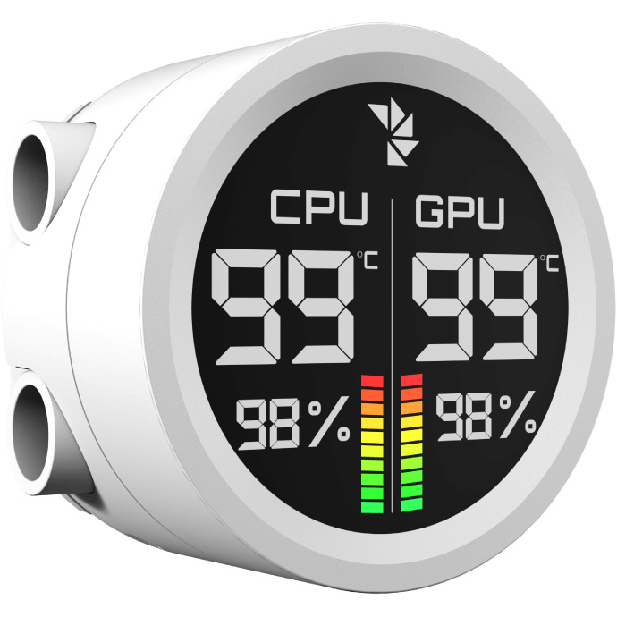 Система водяного охлаждения AEROCOOL Abyss L360R Digi White (ACLA-AD36117.21)