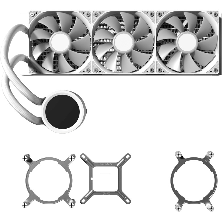 Система водяного охлаждения AEROCOOL Abyss L360R Digi White (ACLA-AD36117.21)