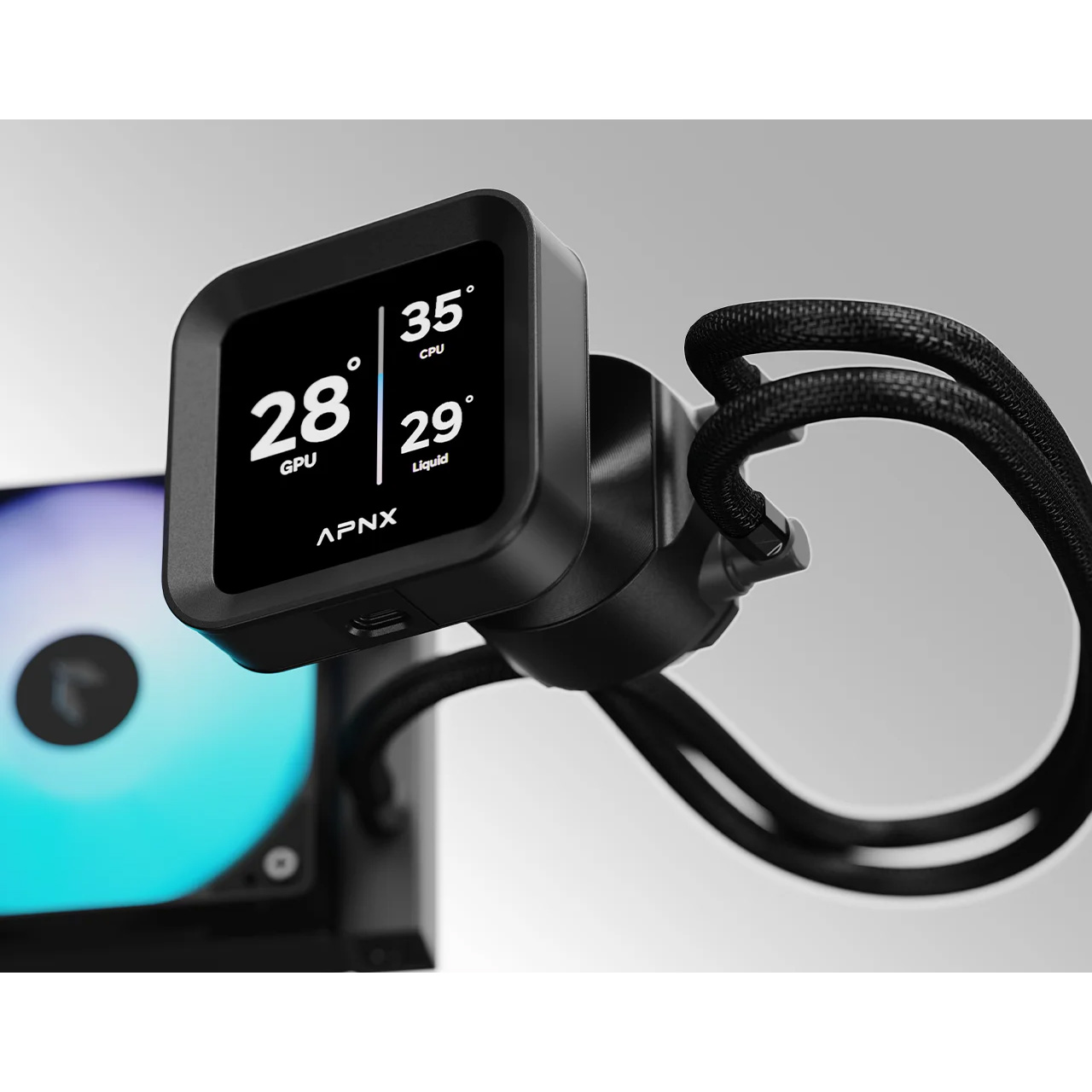 Система водяного охлаждения APNX LC1-D 360 Black