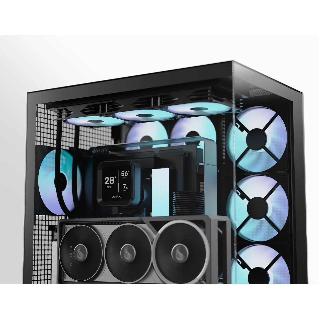 Система водяного охлаждения APNX LC1-D 360 Black
