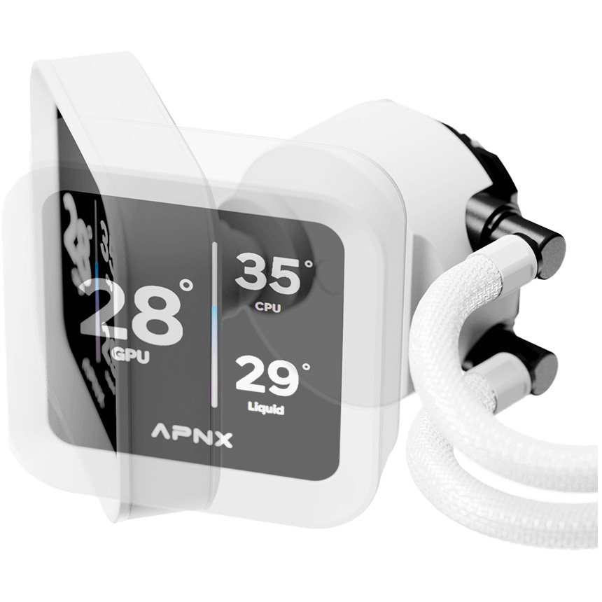 Система водяного охлаждения APNX LC1-D 360 White