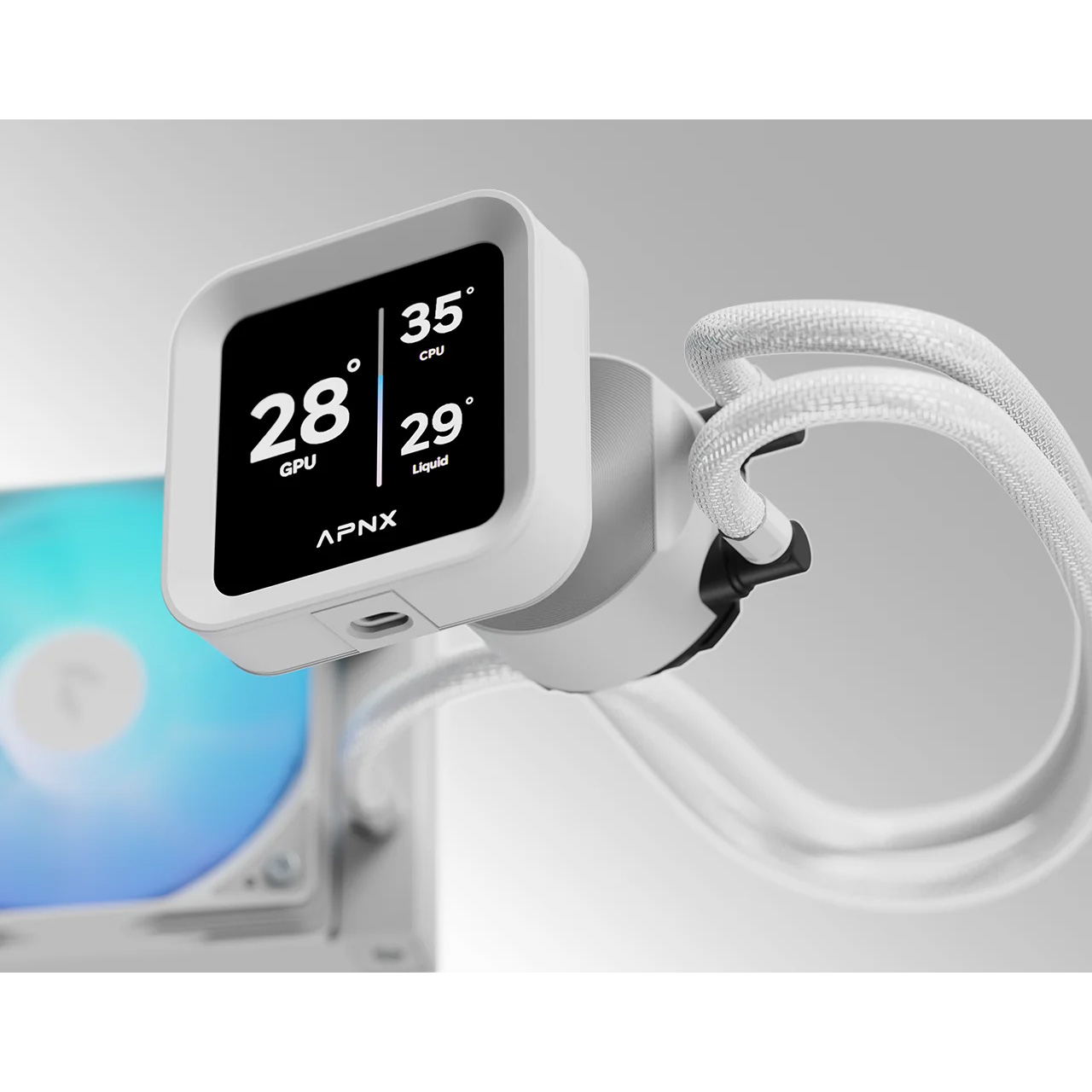 Система водяного охлаждения APNX LC1-D 360 White