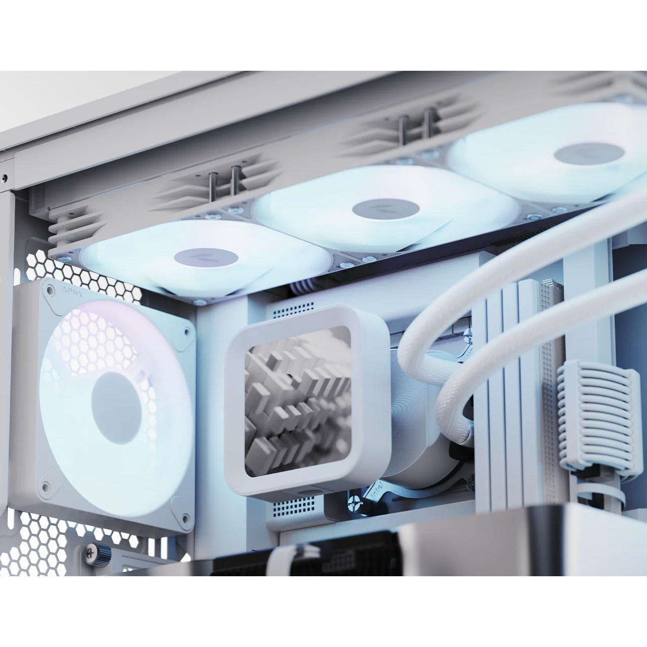 Система водяного охлаждения APNX LC1-D 360 White