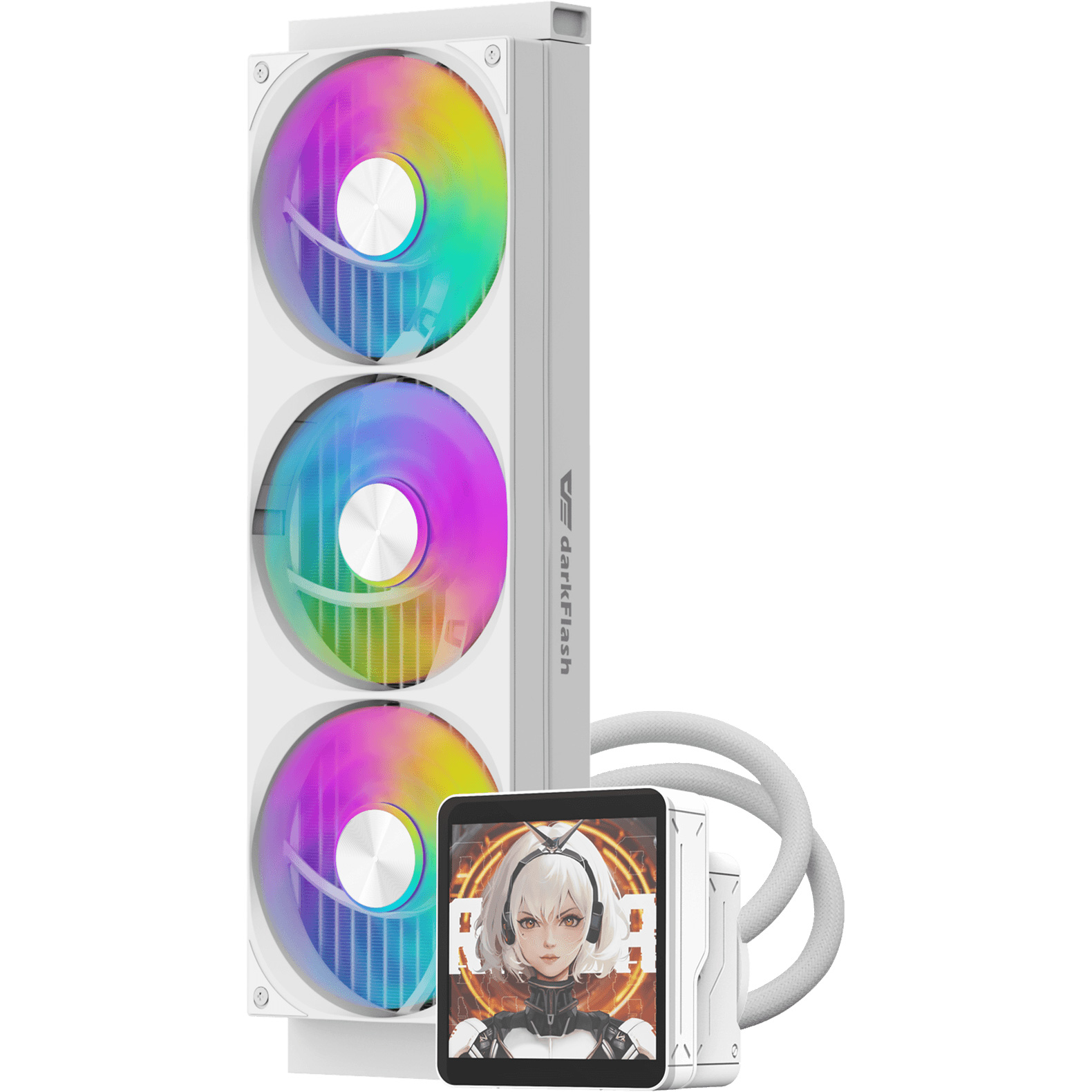 Система водяного охлаждения DARKFLASH Wave DV360S Max White