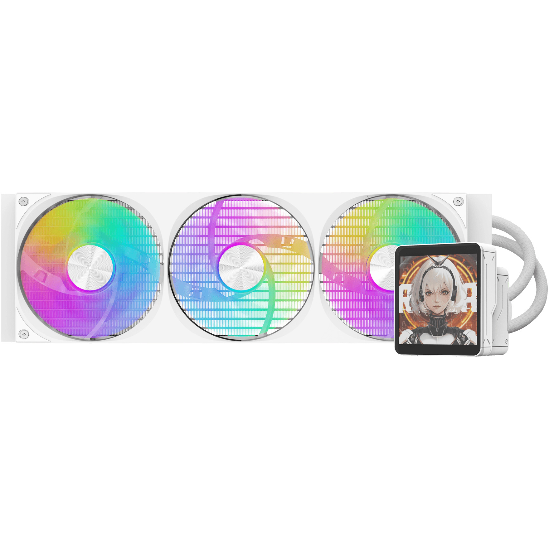 Система водяного охлаждения DARKFLASH Wave DV360S Max White