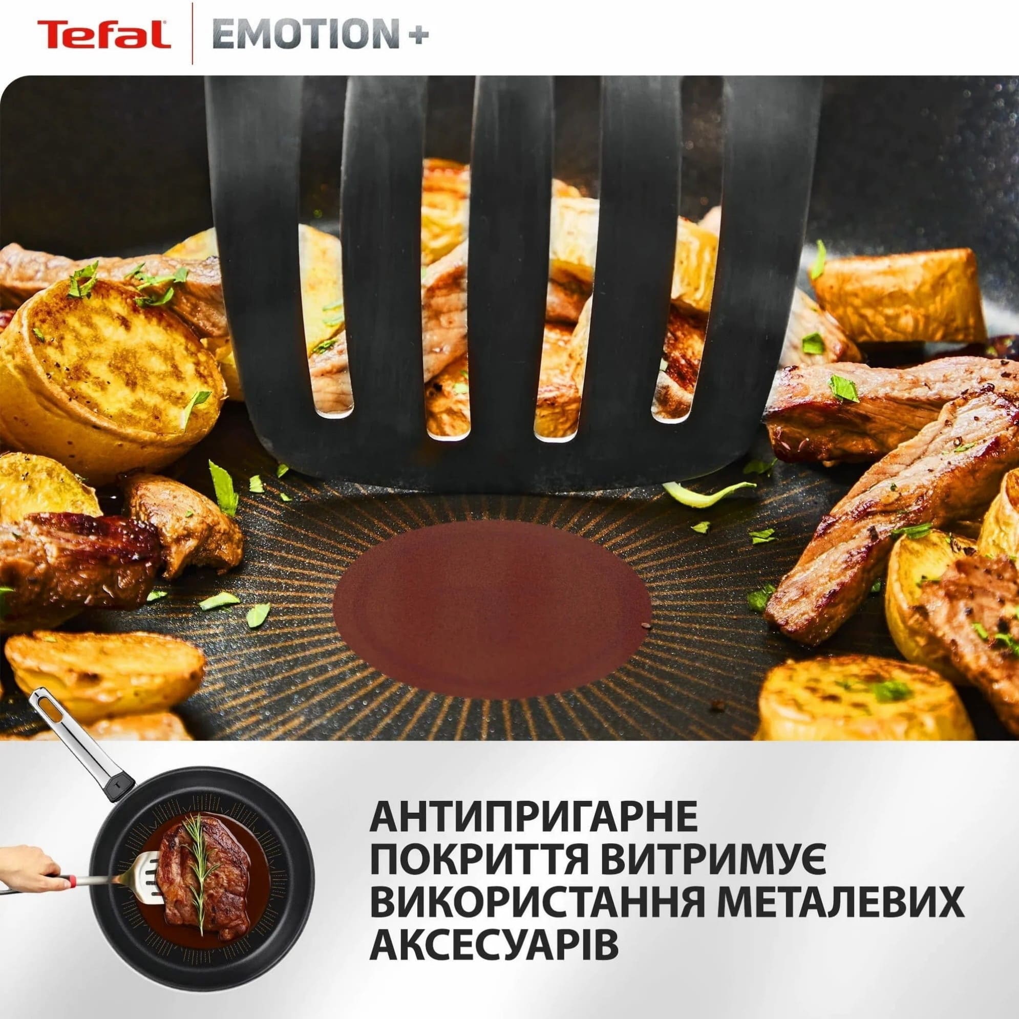 Сковорода для блинов TEFAL Emotion+ 25см (E3383855)