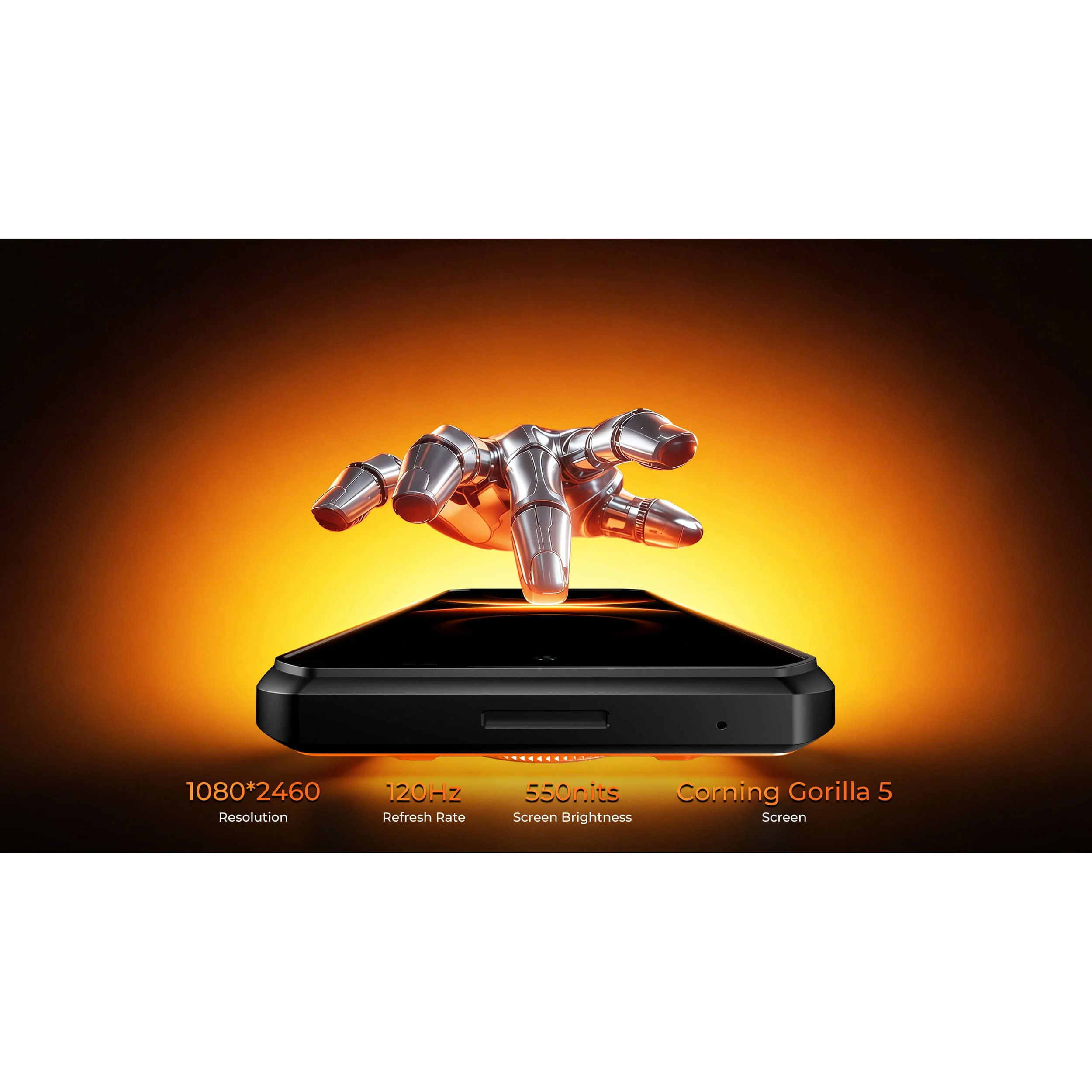 Смартфон OUKITEL WP500 12GB/1TB Orange (6941749876706)