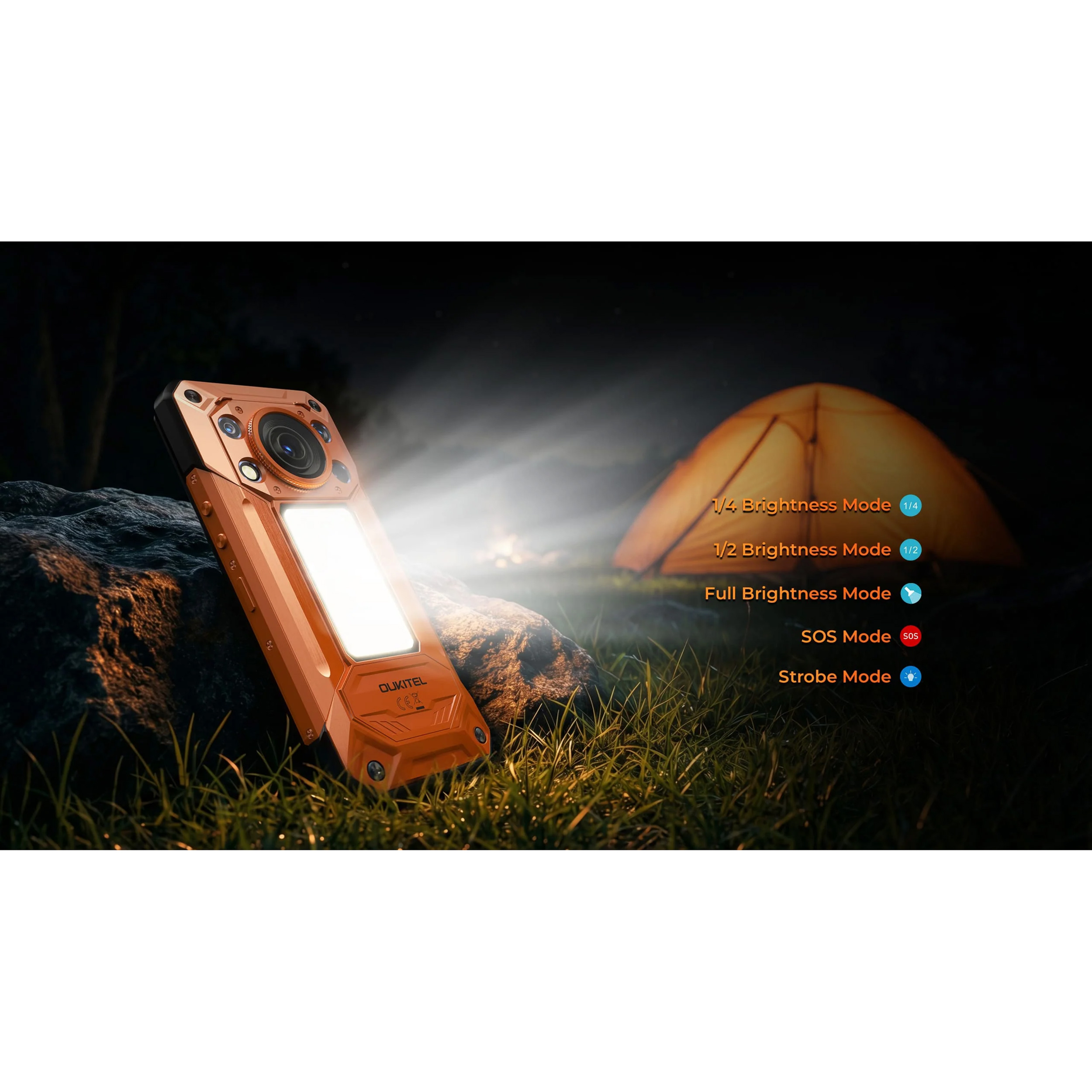 Смартфон OUKITEL WP500 12GB/1TB Orange (6941749876706)