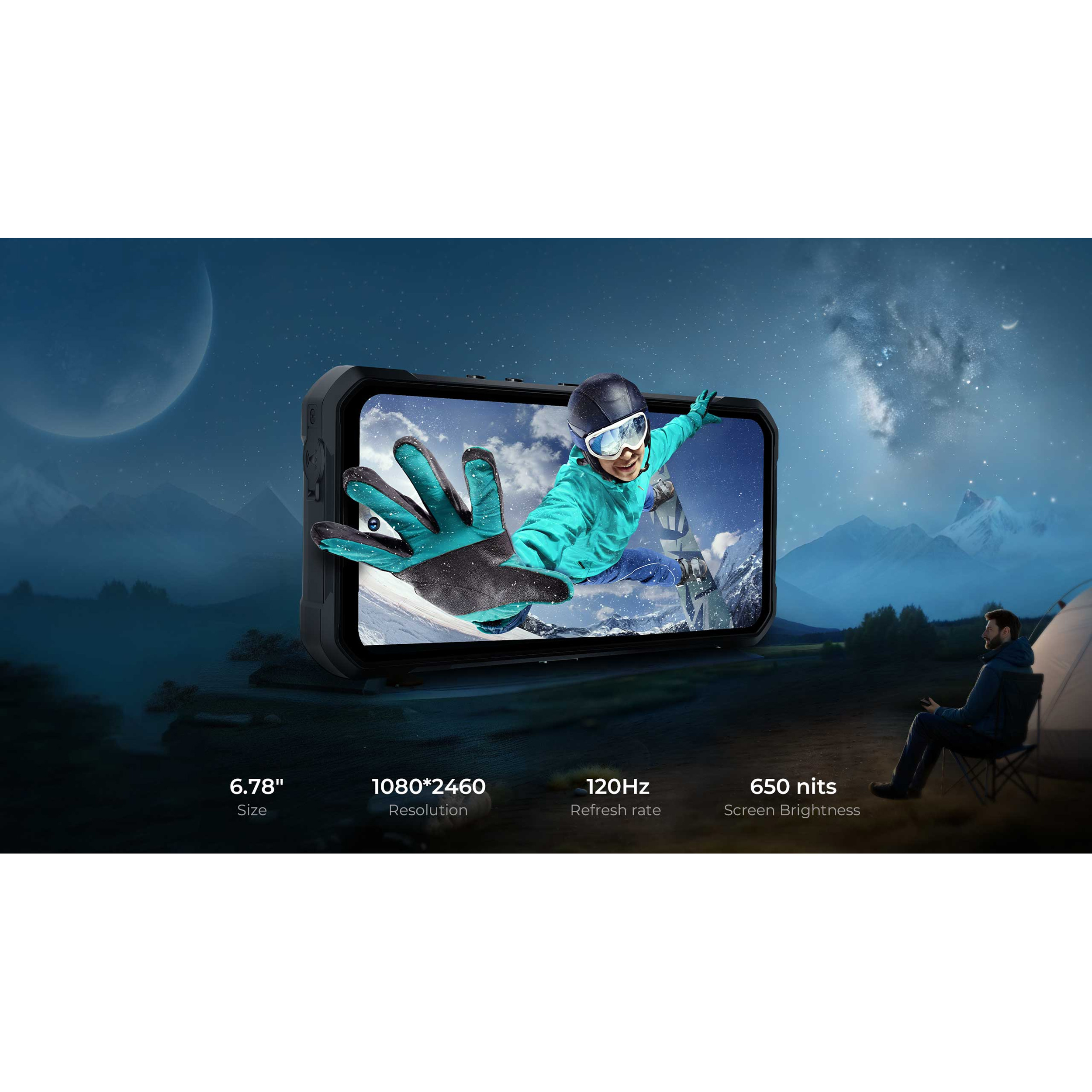 Смартфон OUKITEL WP61 Plus 12/512GB Black (6941749862785)