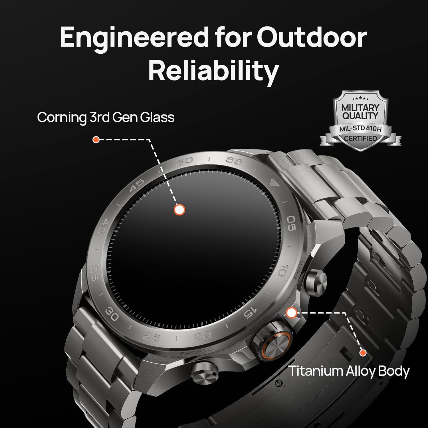 Смарт-годинник MIBRO GS Explorer S-Ti Premium