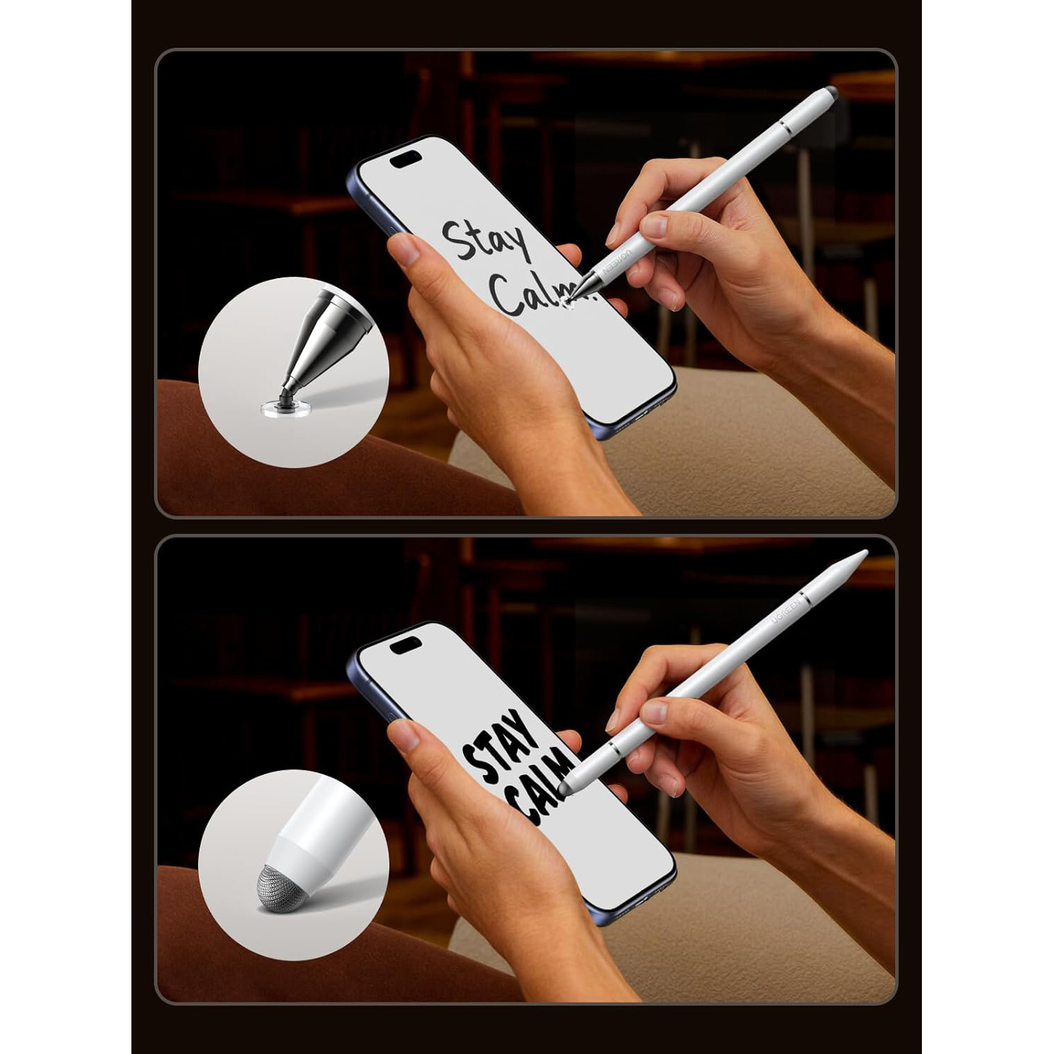 Стилус UGREEN LP952 3-in-1 Magnetic Stylus Pen (65854)