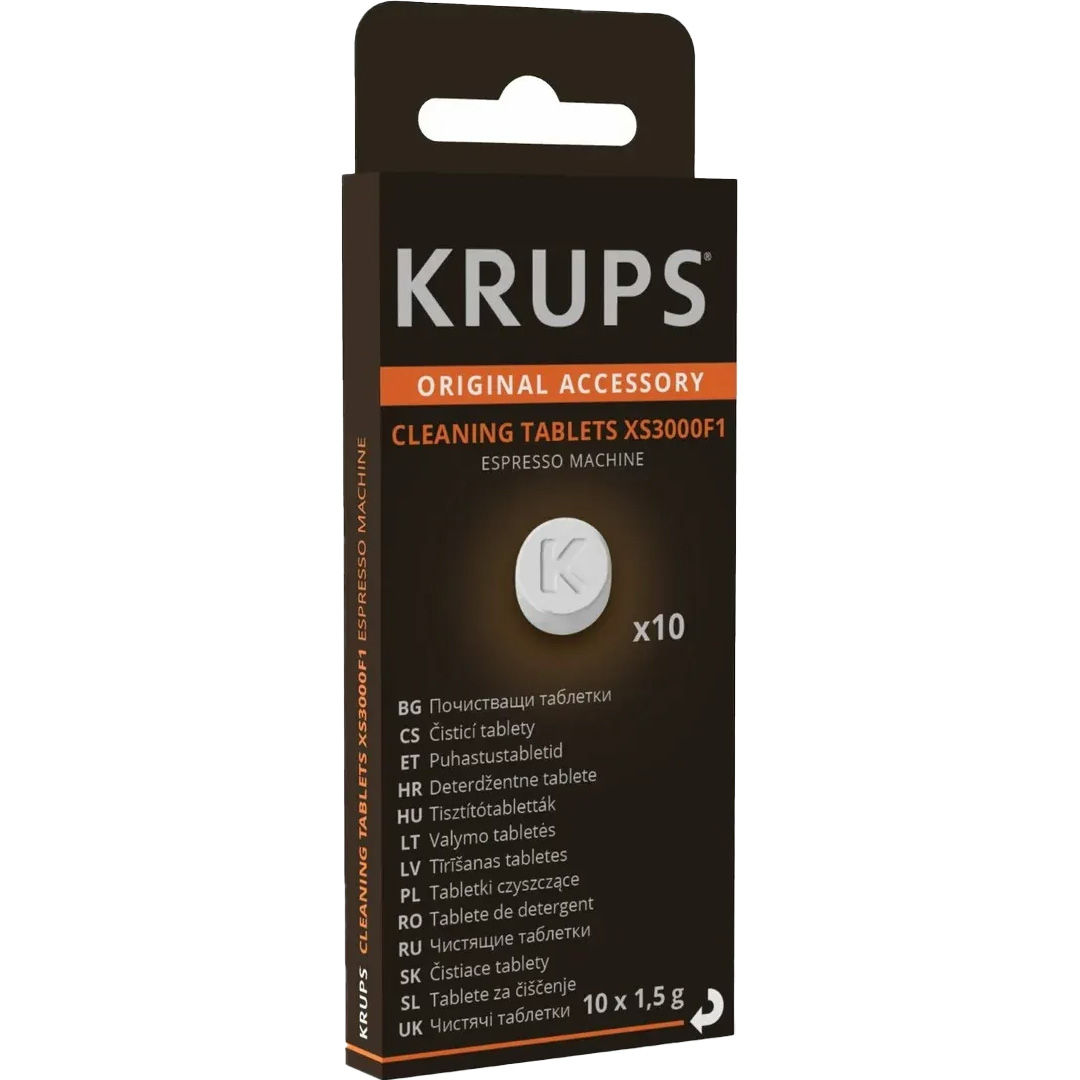Таблетки для чистки кофемашины KRUPS XS3000F1