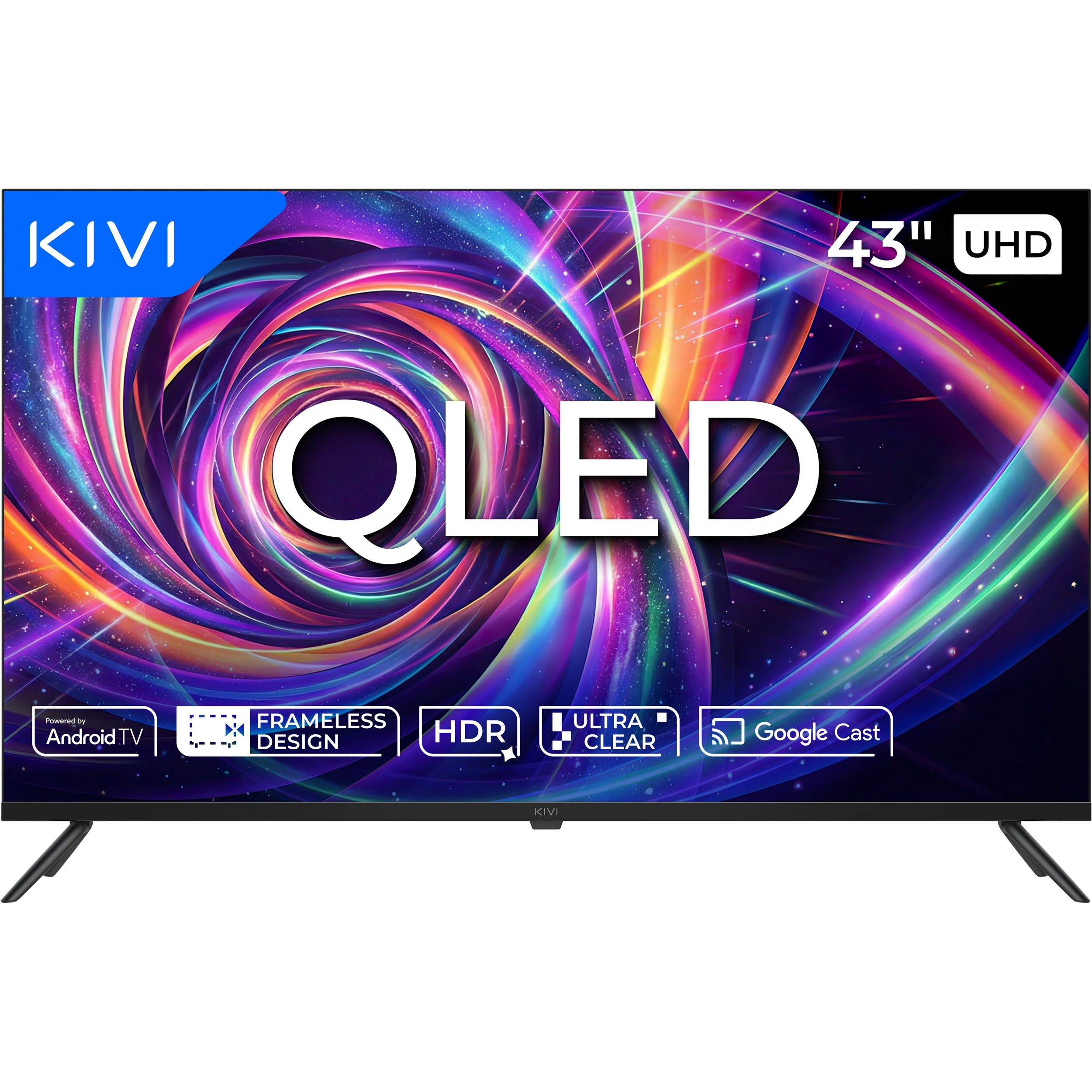 Телевизор KIVI 43" QLED 4K 43U7000MB