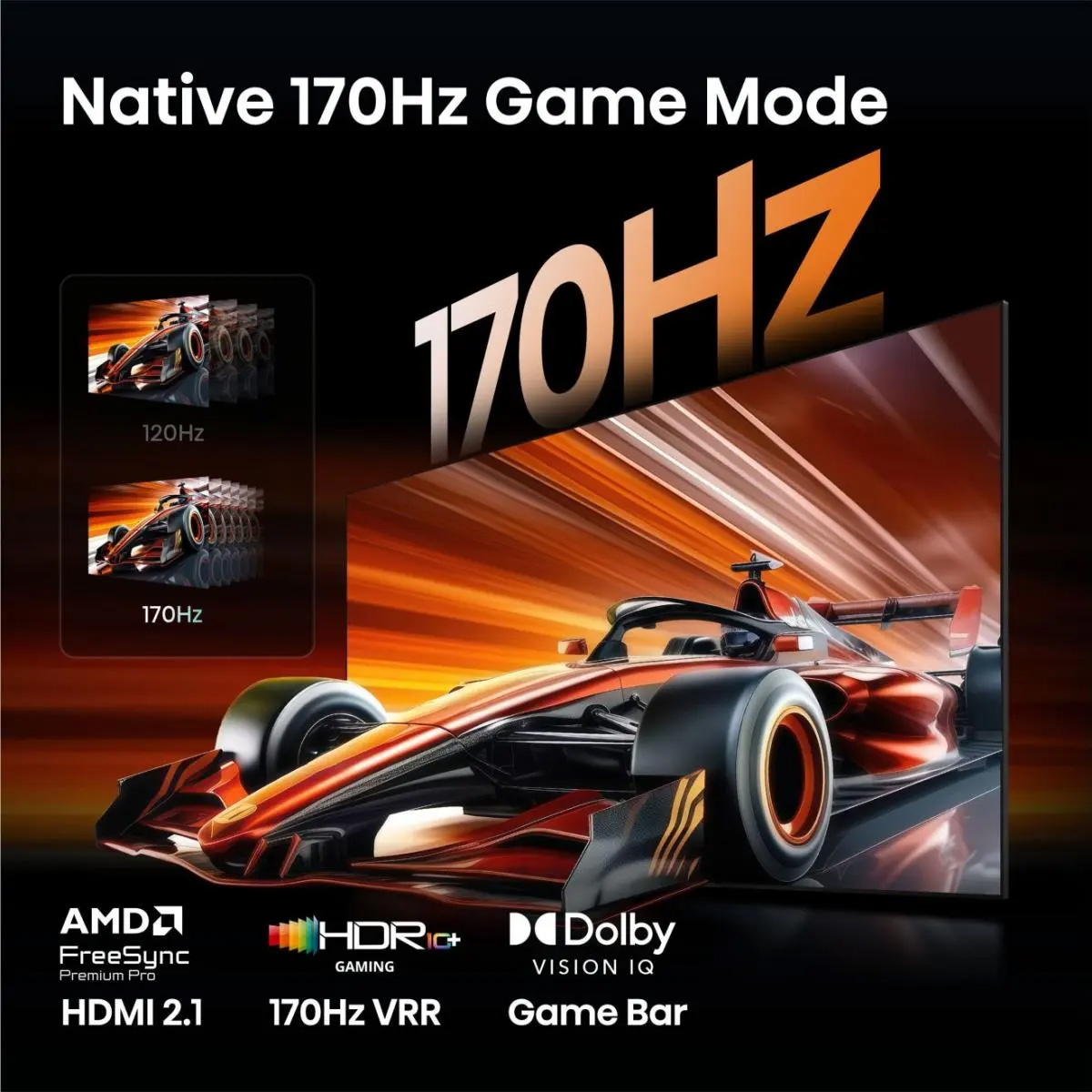 Телевизор HISENSE 65" RGB Mini LED 4K 65UR9S (20019162)