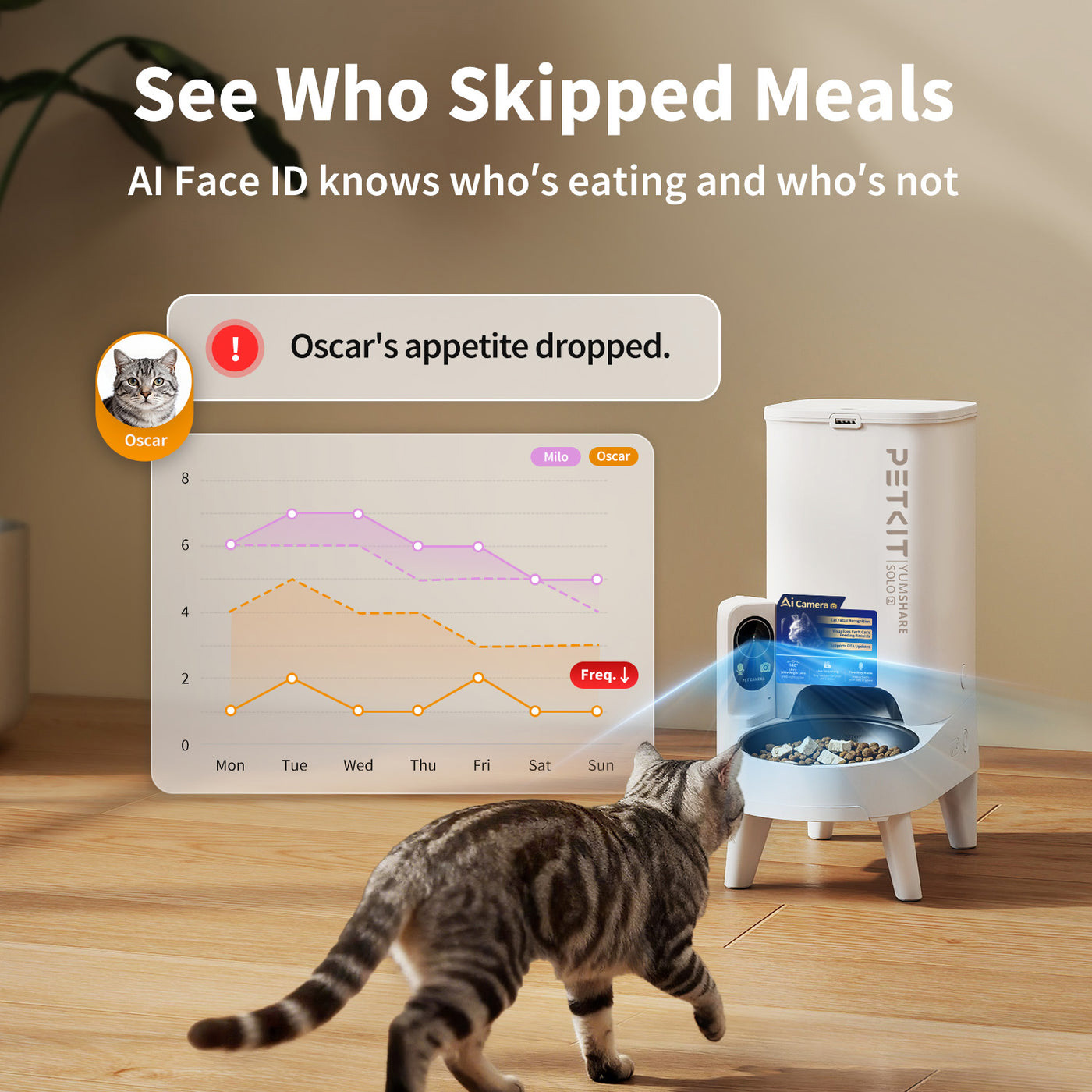 Умная кормушка PETKIT YumShare Solo 2 Automatic Feeder with Camera (P572)