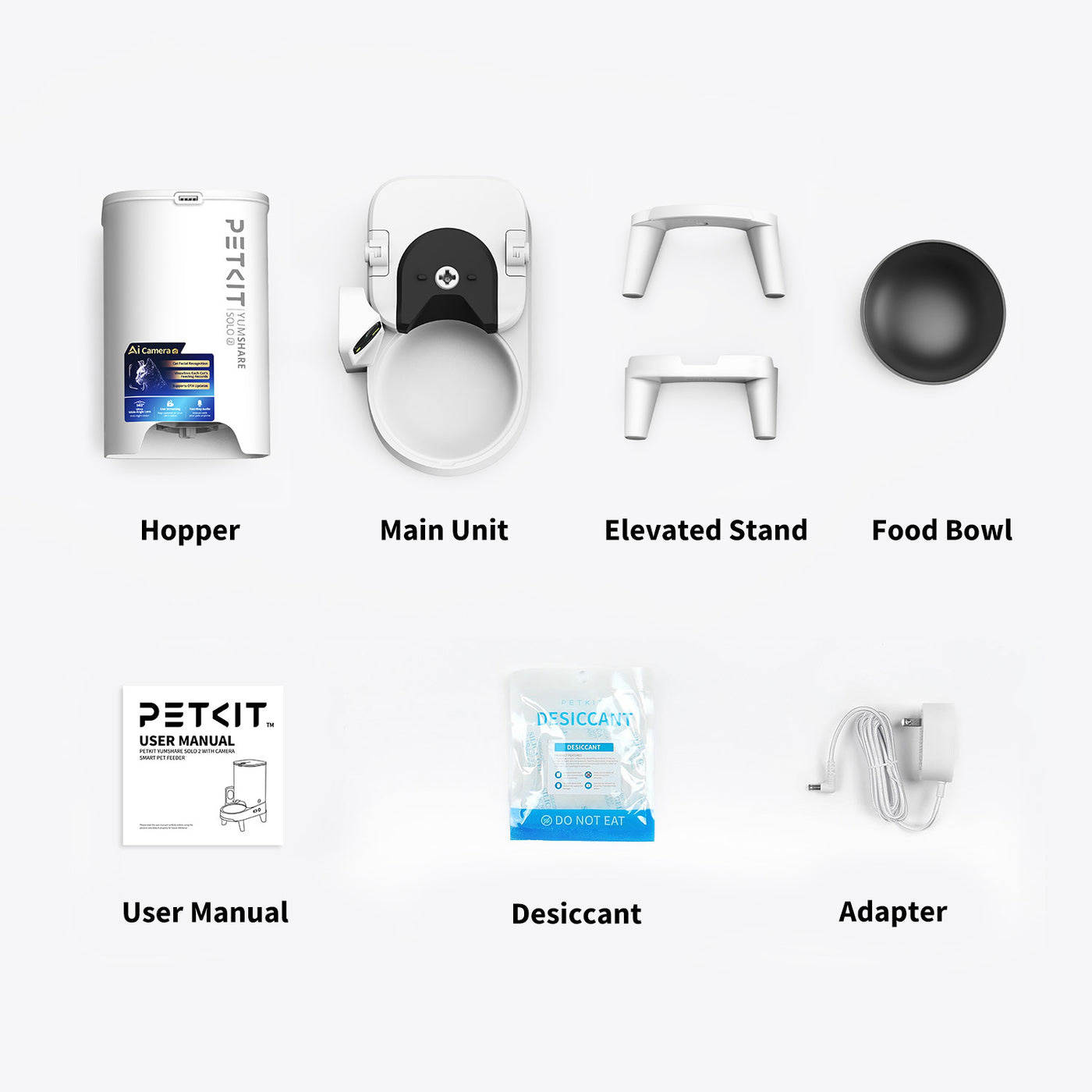 Умная кормушка PETKIT YumShare Solo 2 Automatic Feeder with Camera (P572)