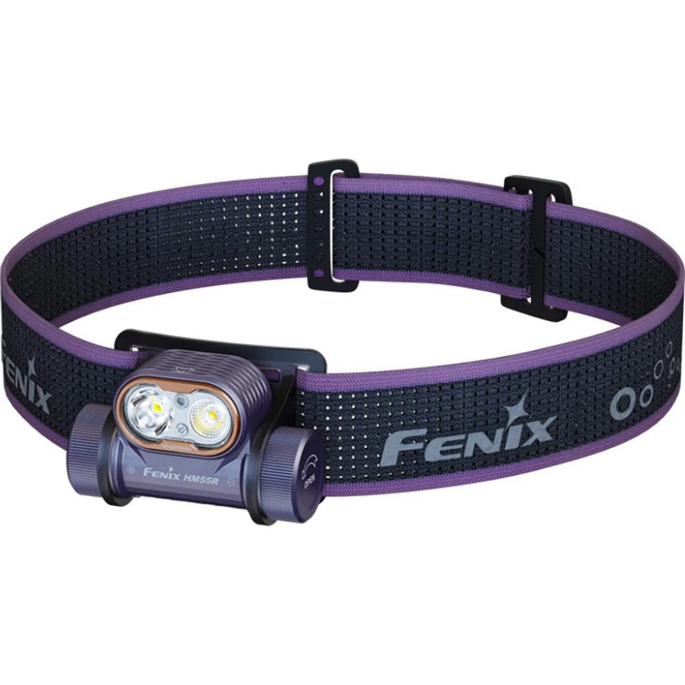 Ліхтар налобний FENIX HM55R Purple