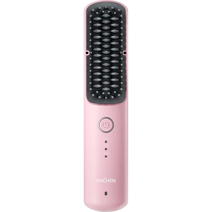 Щётка-выпрямитель ENCHEN H6 Pink