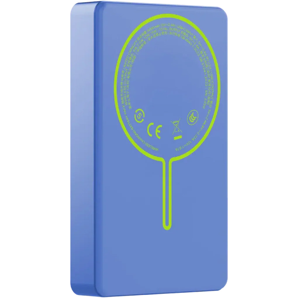Повербанк MagSafe MOMAX 1-Power Pass Power Bank 20W 10000mAh Blue (IP137AB)