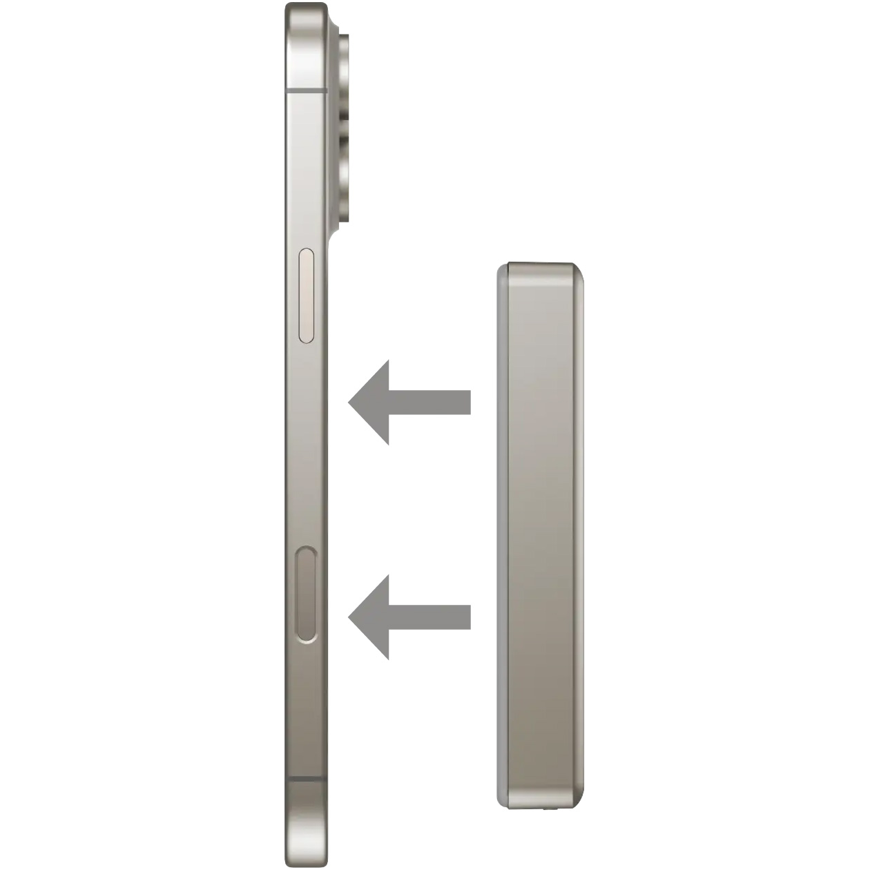 Повербанк MagSafe MOMAX 1-Power Pass Power Bank 20W 10000mAh Titanium (IP137L1)