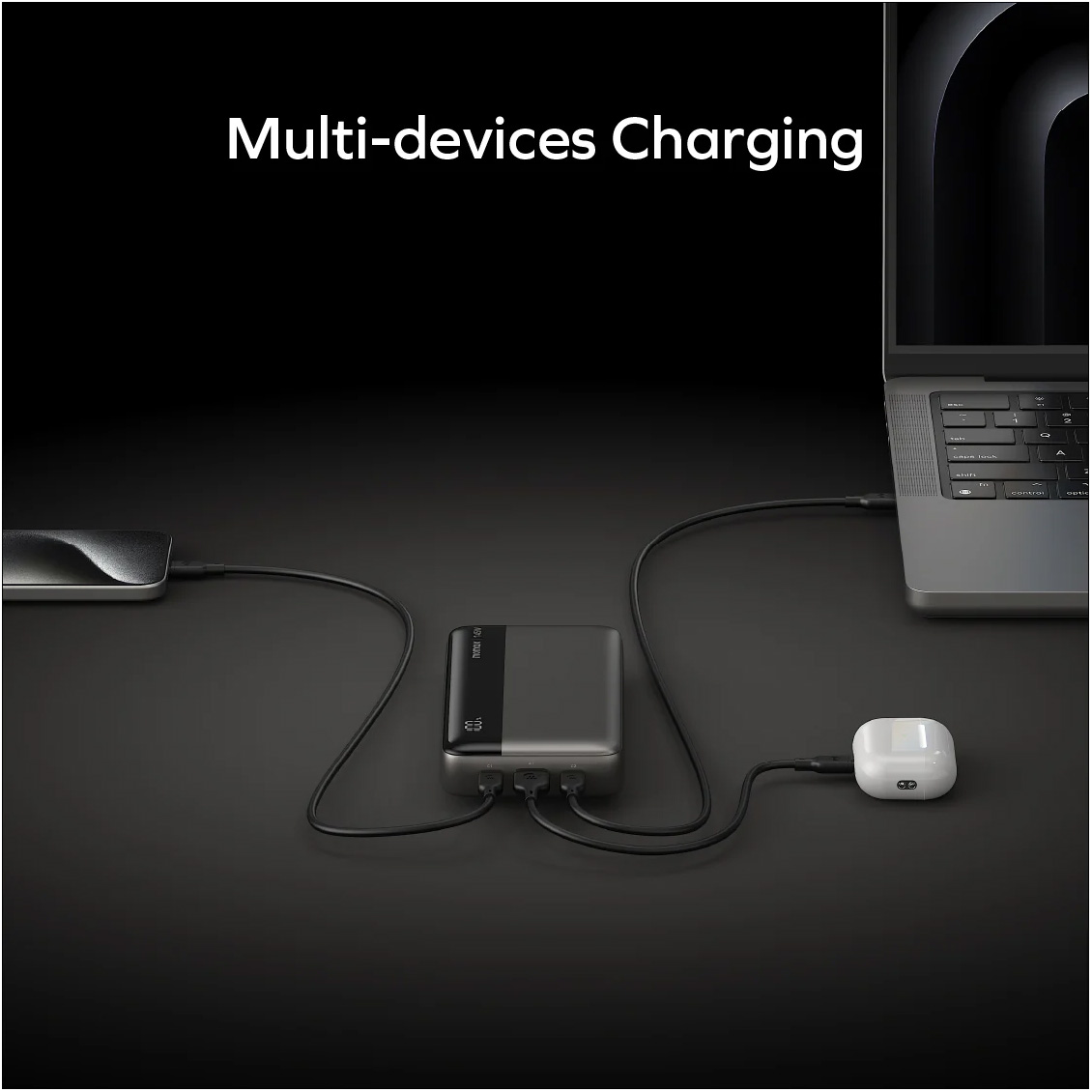 Повербанк MOMAX 1-Power Ultra 145W 25000mAh Black (IP150D)
