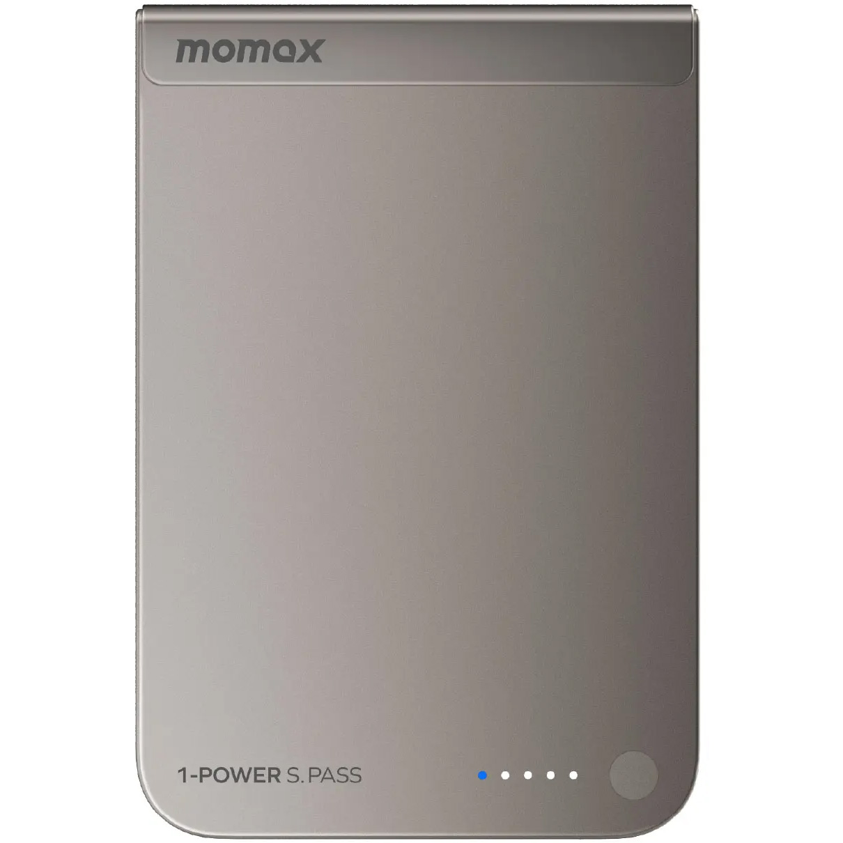 Повербанк с беспроводной зарядкой MOMAX 1-Power S.Pass Qi2 30W 10000mAh Titanium (IP162Q2L)