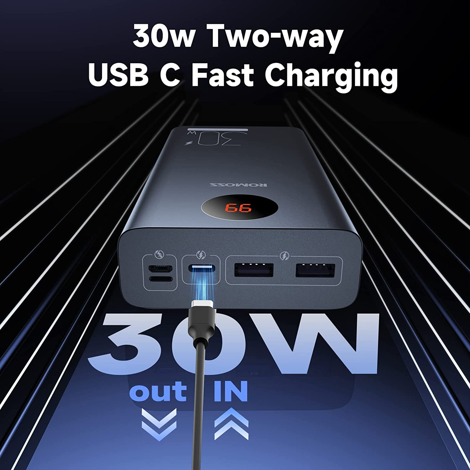 Повербанк ROMOSS PEA30 30W 30000mAh (PEA30-292-2111H)