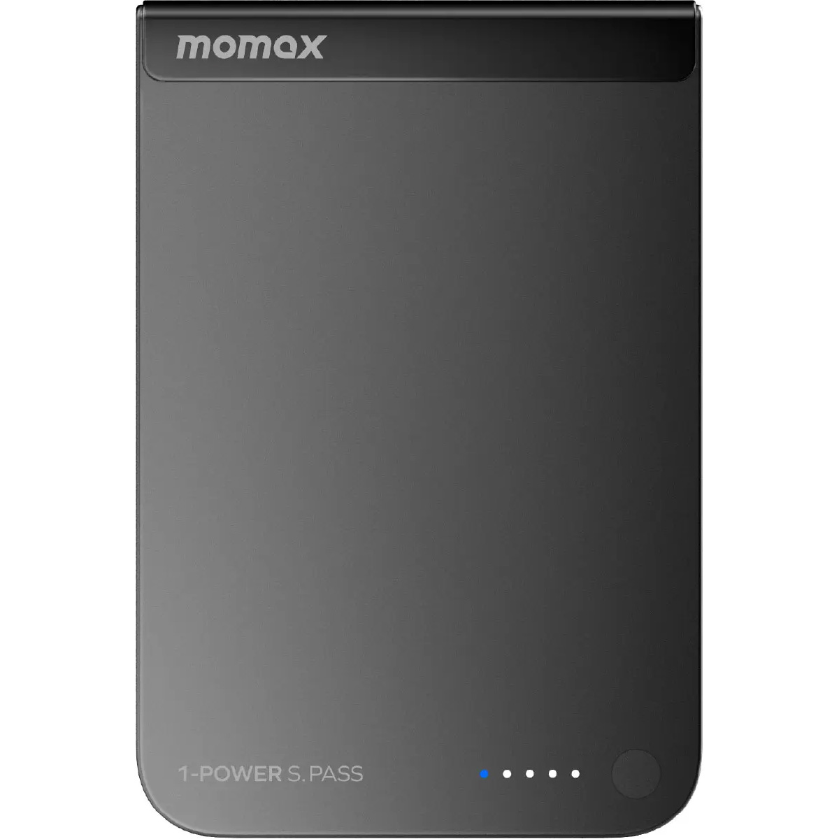 Повербанк с беспроводной зарядкой MOMAX 1-Power S.Pass Qi2 20W 5000mAh Black (IP161Q2D)