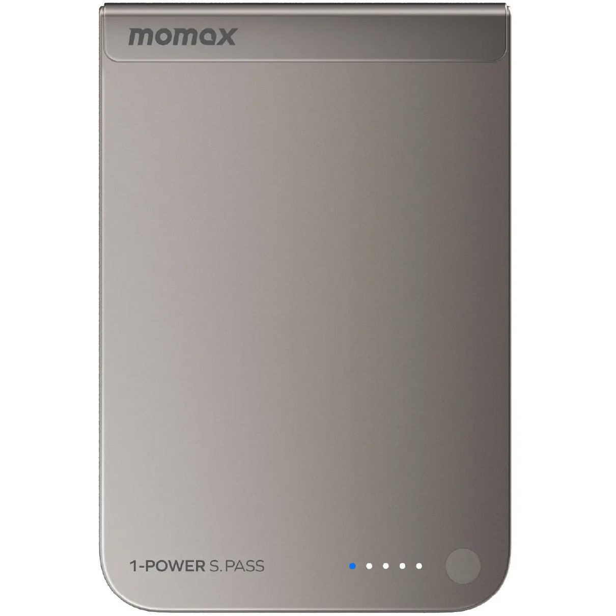Повербанк с беспроводной зарядкой MOMAX 1-Power S.Pass Qi2 20W 5000mAh Titanium (IP161Q2L)