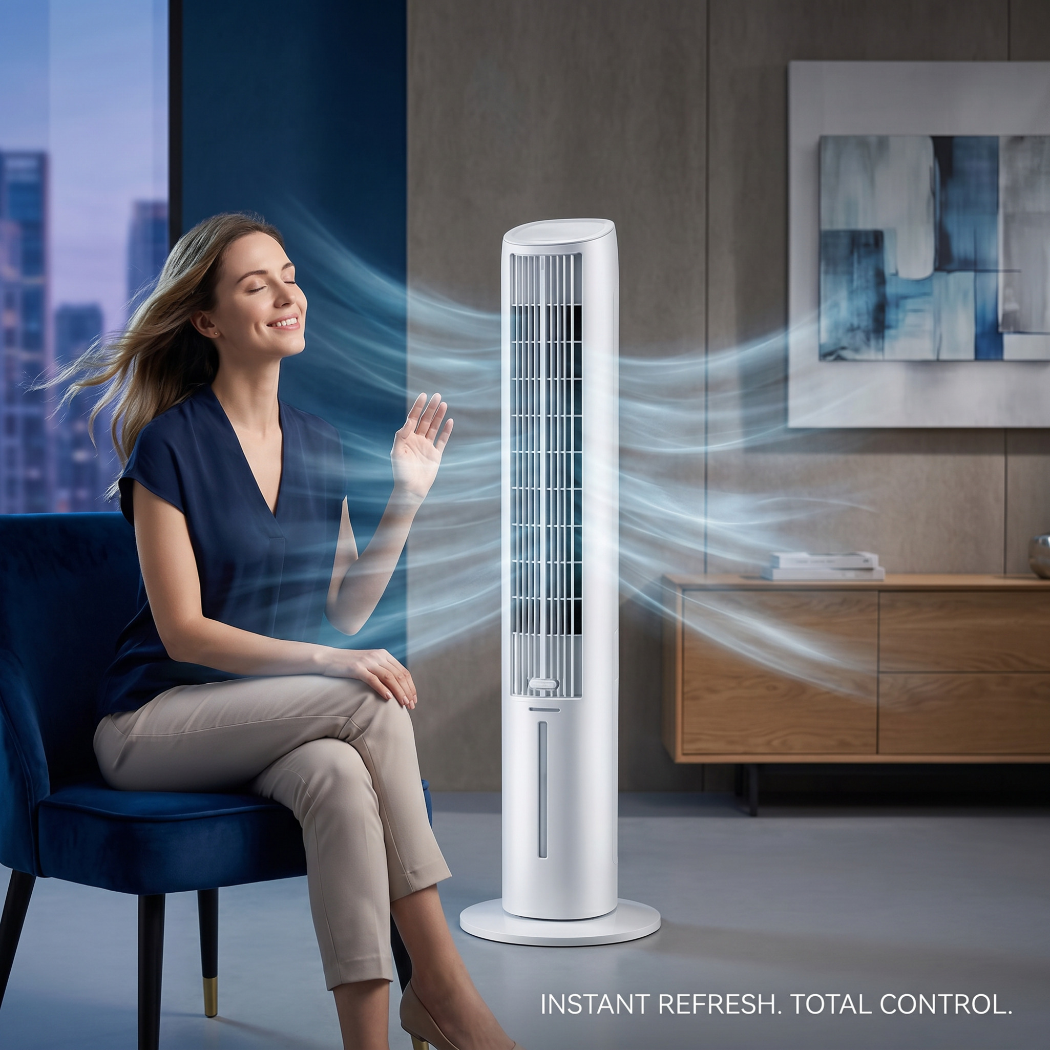 Колонный вентилятор JIPIN Water-Cooled Air-Conditioning Tower Fan (JP-SLTS-02)