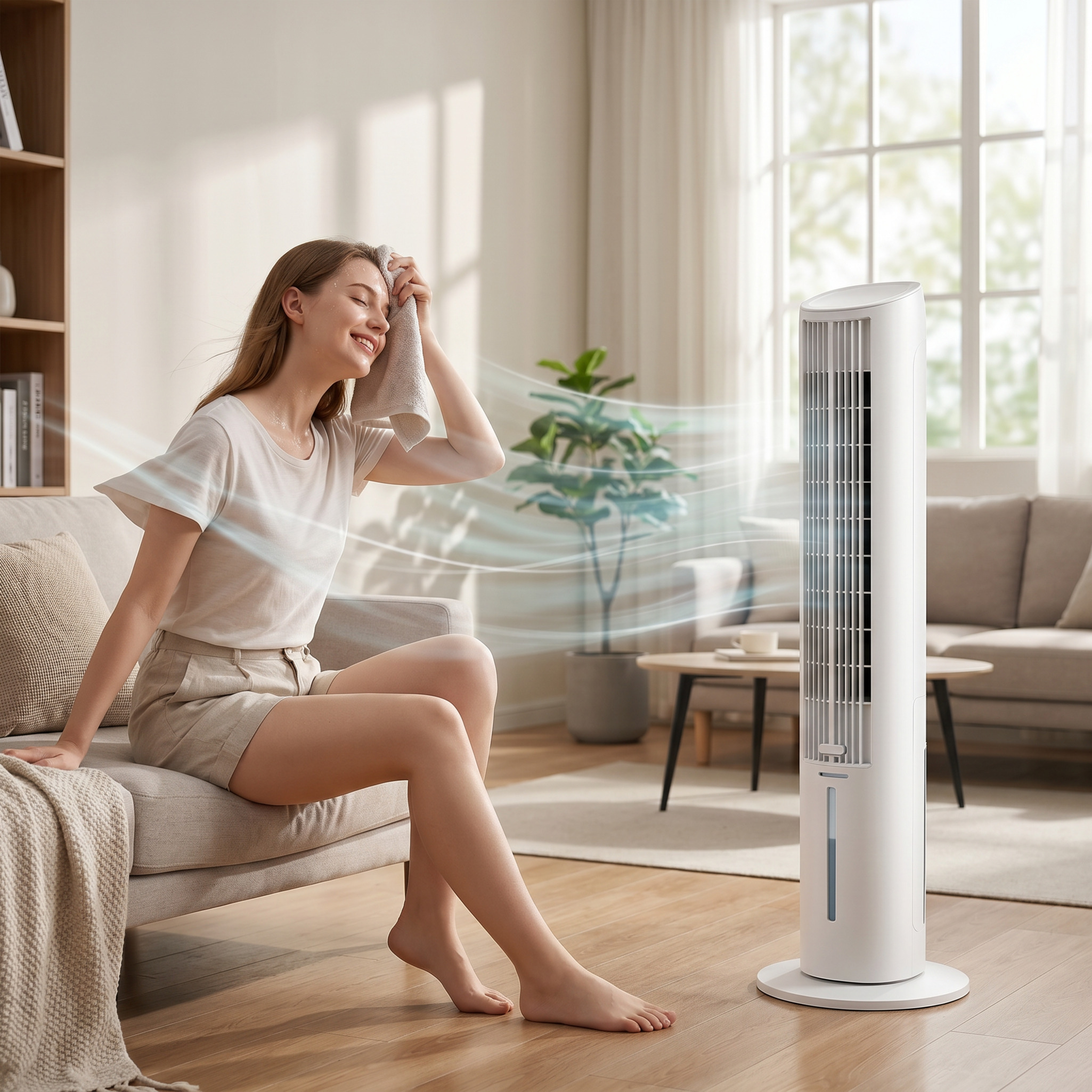 Колонный вентилятор JIPIN Water-Cooled Air-Conditioning Tower Fan (JP-SLTS-02)